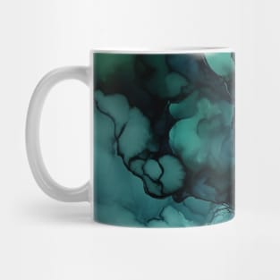 Forest Fantasy - Abstract Alcohol Ink Art Mug